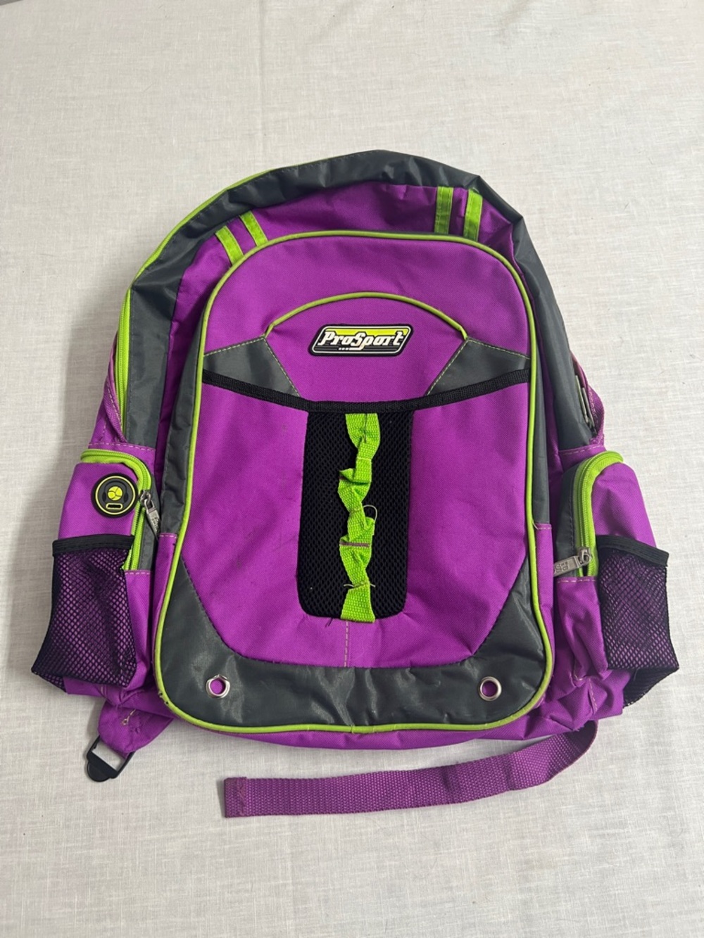 ProSport Purple Backpack with Lime Accents Bay meadow gulf atream